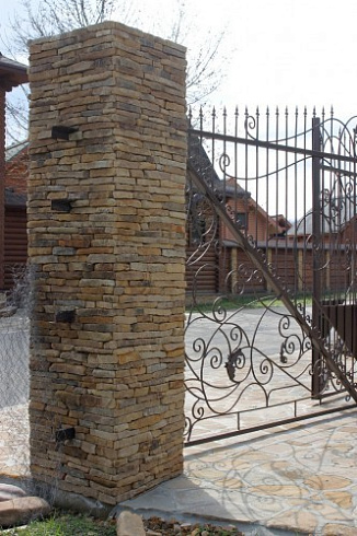 Kamenclub.ru: Песчаник (хворост) art PSG-5-06  купить в Перми    1 900 руб/кв.м   фото КАМЕНЬ КЛУБ