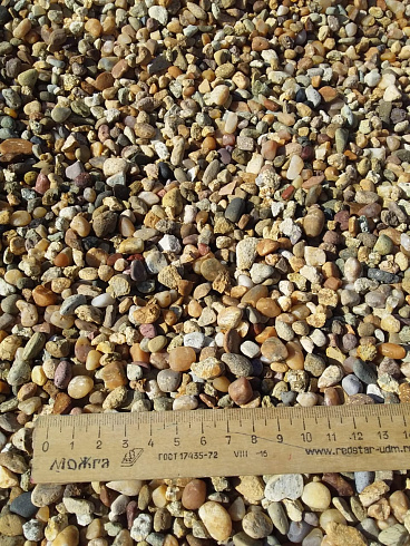 Kamenclub.ru: Галька окат (серо-желтая) фр.5-10 мм. купить  в Перми галька речная рыжий, желтый, рыжий, серо-желтый речная окатанная галька декоративная 5000 руб/т   фото КАМЕНЬ КЛУБ