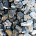 Kamenclub.ru: Щебень галтованный черный (мрамор) фр. 50-100 мм.  купить в Перми мрамор черный с белыми прожилками щебень ландшафтный мраморный 15000 руб/т   фото КАМЕНЬ КЛУБ