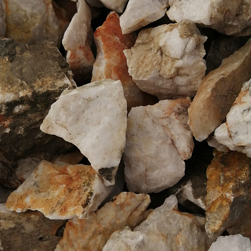 фото Кварц ( фр. 70-100 мм)  купить в Перми в интернет-портале КАМЕНЬ КЛУБ