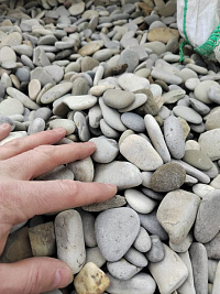 Галька черноморская фр. 40-70 мм.  купить в Перми фото Камень Клуб