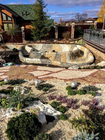 Kamenclub.ru: Песчаник брусчатка (Готика) art PSG-L-01  купить в Перми    2300 руб/кв.м   фото КАМЕНЬ КЛУБ