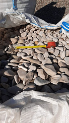 Галька каспийская фр. 40-70 мм.  купить в Перми фото Камень Клуб