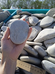 Галька черноморская фр. 100-150 мм.  купить в Перми фото Камень Клуб