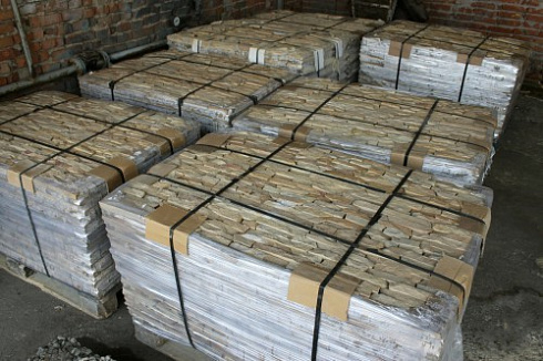 Kamenclub.ru: Песчаник (лапша) art PSG-3-01  купить в Перми    2300 руб/кв.м   фото КАМЕНЬ КЛУБ