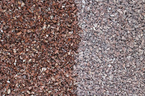 Kamenclub.ru: Мраморная крошка (щебень крошка розовый) фр. 5-10 мм.  купить в Перми мрамор розовый, красный щебень колотый ландшафтный декоративный  11000 руб/т   фото КАМЕНЬ КЛУБ