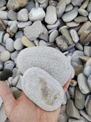 Галька черноморская фр. 50-100 мм.  купить в Перми фото Камень Клуб