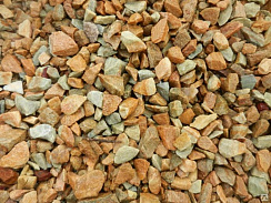 Kamenclub.ru: Щебень крошка желтый (ЗЛАТОЛИТ) фр. 3-5 мм.  купить в Перми златолит золотистый, бежевый, желтый мрамор 12 000 руб/т   фото КАМЕНЬ КЛУБ