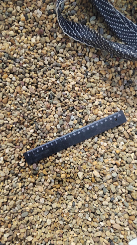 Kamenclub.ru: Галька окат (серо-желтая) фр.5-10 мм. купить  в Перми галька речная рыжий, желтый, рыжий, серо-желтый речная окатанная галька декоративная 5000 руб/т   фото КАМЕНЬ КЛУБ