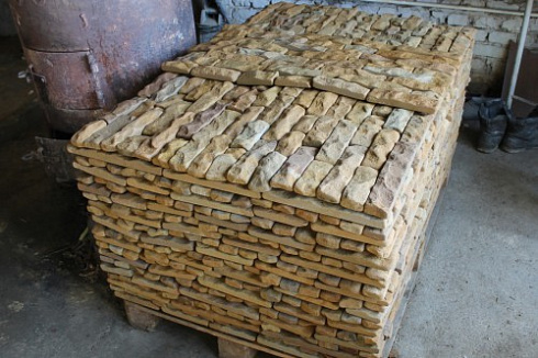 Kamenclub.ru: Песчаник (плитка) art PSG-5-02  купить в Перми    2400 руб/кв.м   фото КАМЕНЬ КЛУБ