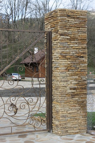 Kamenclub.ru: Песчаник (хворост) art PSG-5-06  купить в Перми    1 900 руб/кв.м   фото КАМЕНЬ КЛУБ