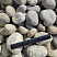 Kamenclub.ru: Галька речная окат (серо-белая) фр. 70-120 мм купить  в Перми галька галечник бело-серая, серо-белая, серая, белая речная природная галька  8000 руб/т   фото КАМЕНЬ КЛУБ