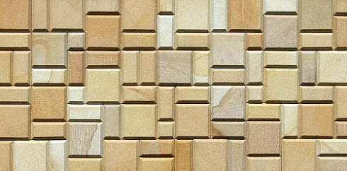 Kamenclub.ru: Песчаник (Римская кладка) art PSG-L-02  купить в Перми    3750 руб/кв.м   фото КАМЕНЬ КЛУБ