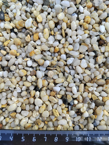 фото Галька крымская жемчужная фр. 3-5 мм. купить в Перми  в интернет-портале КАМЕНЬ КЛУБ