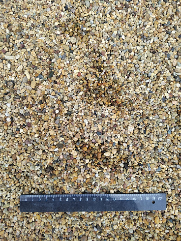 Галька речная окат (рыжая) фр.3-5 мм купить в Перми 