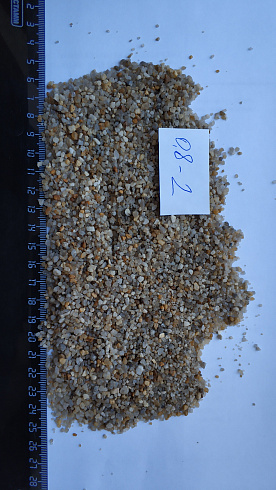 Кварцевый песок для площадок фр. 0,8 - 2 мм.  купить в Перми фото Камень Клуб