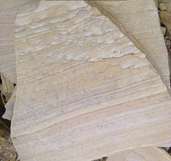 Kamenclub.ru: Песчаник пластушка желтый с рисунком (4-6 см)  купить в Перми плитняк пластушка желтый с рисунком песчаник 9 000 руб/м3   фото КАМЕНЬ КЛУБ