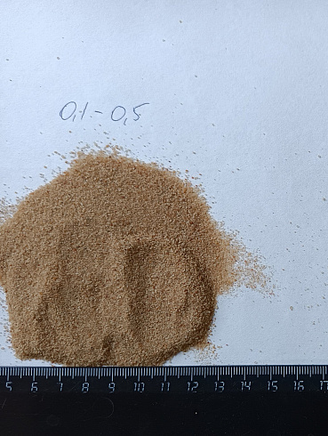 Кварцевый песок для площадок фр. 0,1-0,5 мм.  купить в Перми фото Камень Клуб