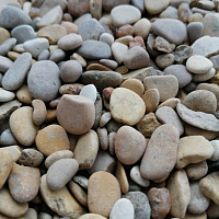 Галька каспийская фр. 3-10 мм.  купить в Перми фото Камень Клуб