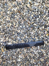 Галька крымская прибрежная фр. 5-10 мм.  купить в Перми фото Камень Клуб