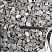 Kamenclub.ru: Щебень галтованный черный (мрамор) фр.40-70 мм.  купить в Перми мрамор черный с белыми прожилками, черный, белый щебень галтованный округлый 13500 руб/т   фото КАМЕНЬ КЛУБ